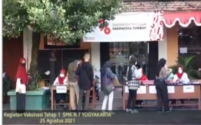 Vaksinasi Peserta Didik SMKN 7 Yogyakarta